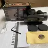 Cross-border wholesale cross-type sight lens 1×40 monocular telescope observation lens adjustable up, down, left and right sight lens Specification image